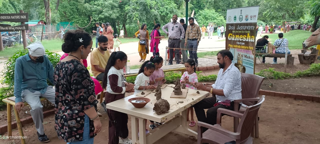 Little hands at clay